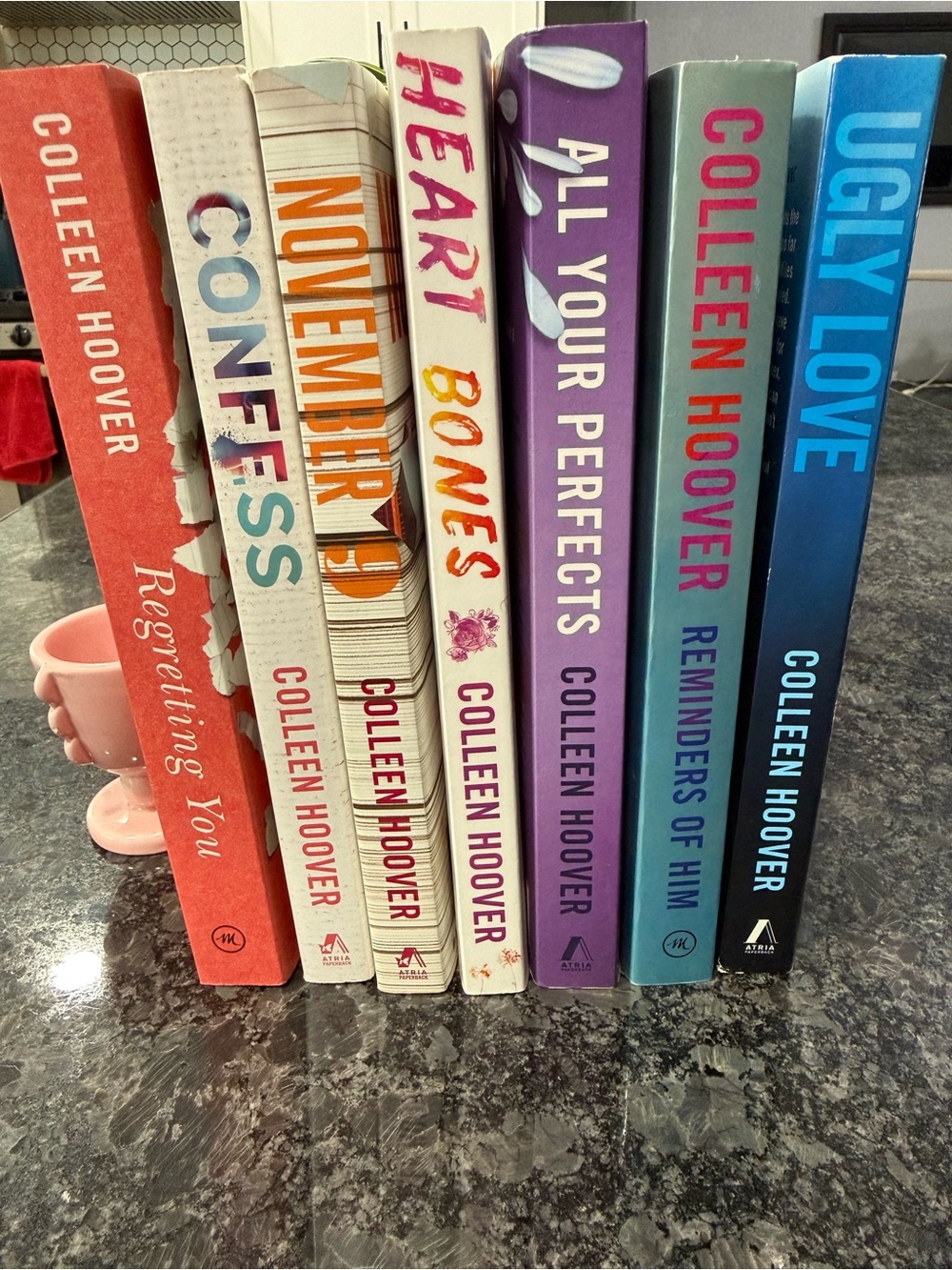 Colleen Hoover Paperback Book Set - Like New